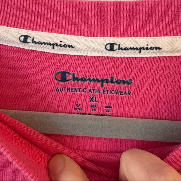 Champion Oversized Striped Boxy Sweatshirt - XL - Picture 5 of 6